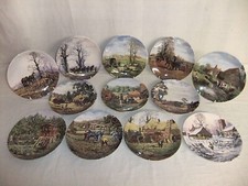 Wedgwood THE FARM YEAR by Michael Herring collector plates + cert & box - 8M4A #