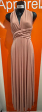 Coast Multiway Bridesmaid Maxi Dress, Blush Pink, Size 12, New, RRP £99, B175