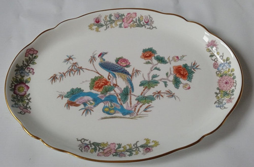 Wedgwood china kutani crane - kutani,