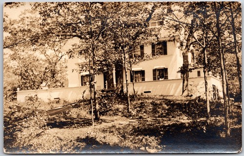 Residential house with hammock - house,