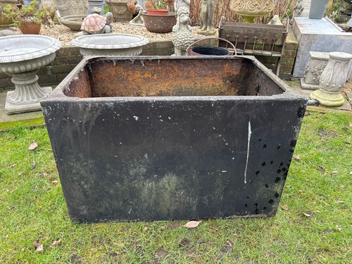 Galvanised water tank - water,