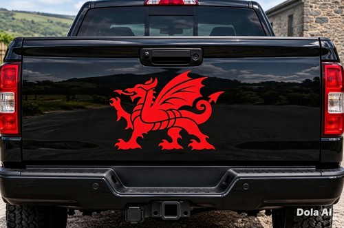 Welsh dragon decal sticker - dragon,