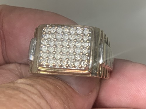 Gents diamond ring - diamond,
