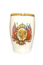 Queen Mary King George V Silver Jubilee 1910 1935 Vintage Wood Sons Burslem Mug