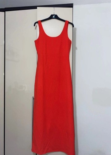 Red strappy maxi - , h&m