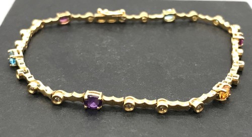 18ct gold diamond - , semi