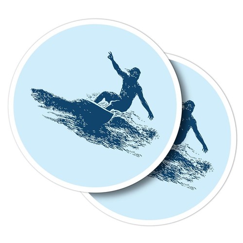 Vinyl stickers cool surfer - vinyl,