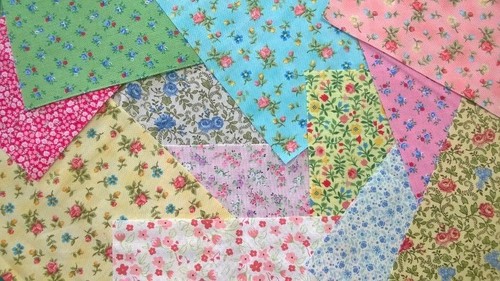 Small floral flower - small, fabric