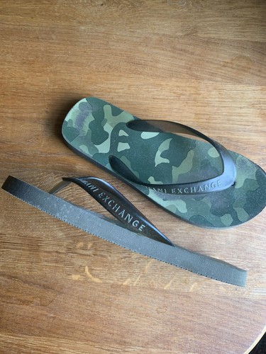Armani exchange flip flops - exchange,