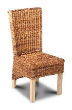 SOLID WOOD RATTAN ROLLBACK