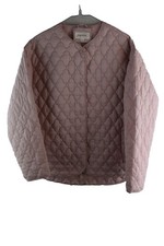 M&S PER UNA Pink Padded Jacket size Uk 8 Womens Quilted Casual Outdoors