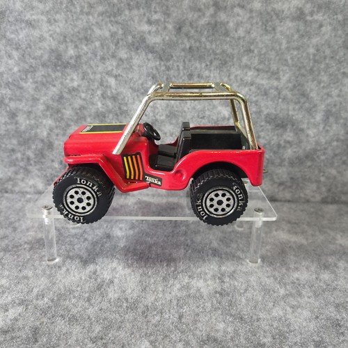 Vintage tonka jeep red off - tonka,