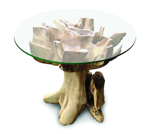 Lombok round dining - table, with