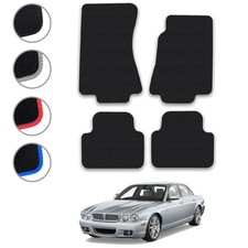 Car Mats for Jaguar XJ8 (2003-2009) [SWB] Carpet Colour Trim Tailored Fit Set