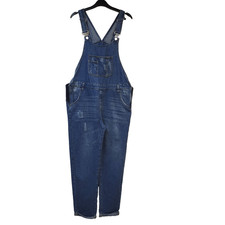 The Rocking Rev Dungarees Blue