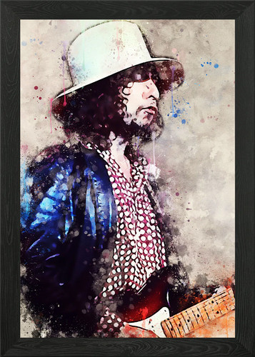 Bob dylan painting - dylan, framed