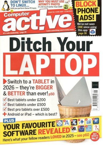 Computer active magazine issue - computer,