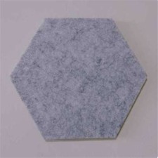 8Pcs Cork Pin Message Notice Board Wooden Hexagon Pinboard Push Pin Office