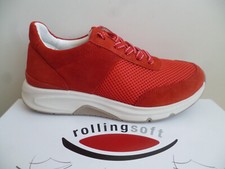 Rollingsoft By Gabor Women's Sneakers Sports Shoes Leather Red 66897