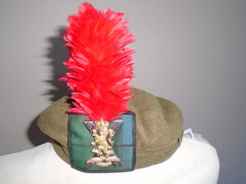 Tam shanter with red - o, feather