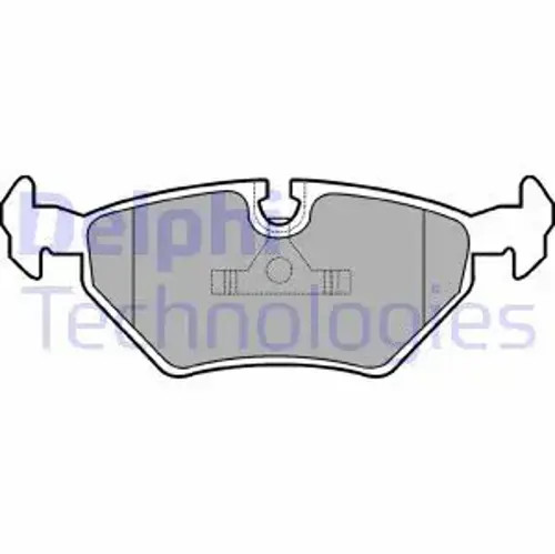 Brake pads low - pads, lp555