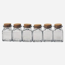 6pcs Tromso 200ml Square Glass
