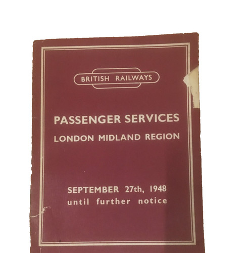 Vintage railway train book - railway,