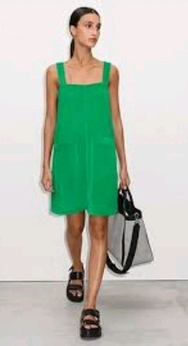 Green towelling dress - me+em,
