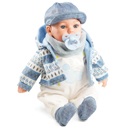 Baby doll boy with soft - doll,