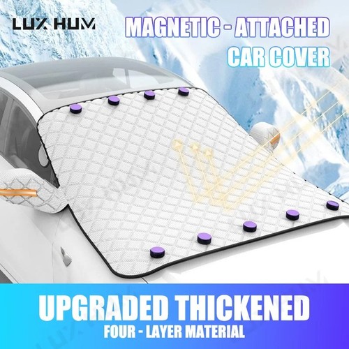 Magnetic car windscreen cover - car,