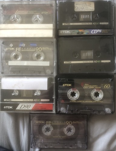 Tdk used blank audio - used,