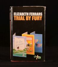 1989 Trial by Fury Elizabeth Ferrars Crime Club First Edition Thus