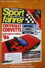 Sports Driver 6/86 Corvette
