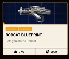 ARC RAIDERS -BOBCAT BLUEPRINT