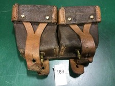 Soviet Mosin Nagant Leather And Canvass Ammo Pouch Russian USSR Original