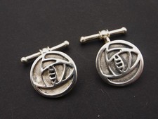 Sterling silver cufflinks