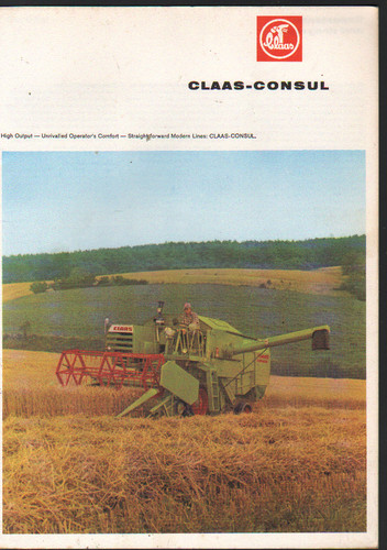 Claas consul combine - "consul",