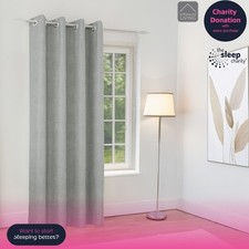 Grey 66x84 eyelet chenille - 66x84",