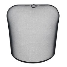 Curved Fire Spark Guard Black