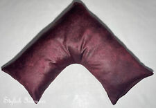 Rustique Velvet V Shaped Maternity/Pregnancy Body Support Nursing Pillow Cushion