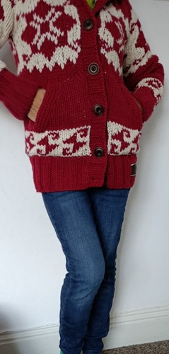 Superdry cable knit cardigan