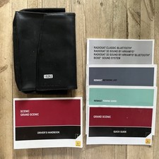 09-15 RENAULT SCENIC OWNERS HANDBOOK MANUAL & WALLET 2009 ref18262