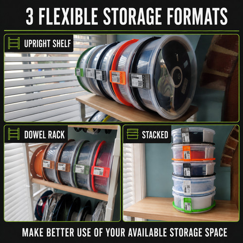 Printer filament storage - 3d,