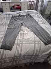 Heavyweight Cargo Style Trousers By Rainbow Plus Size 30