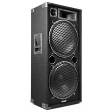 Max SP215 DJ Disco PA Speaker 2000W Dual 15" Woofers for Parties