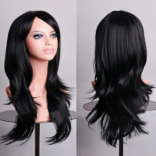 Long wavy synthetic - synthetic, wig