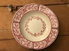 Silvester 10.5" soup plate / salad bowl with red mistletoe design