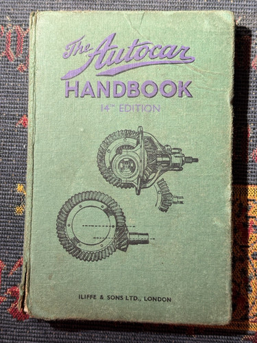The autocar handbook 14th - 14th, ed