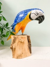 Macaw Parrot Hand Carved