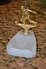 VINTAGE BOWLING TROPHY ASHTRAY